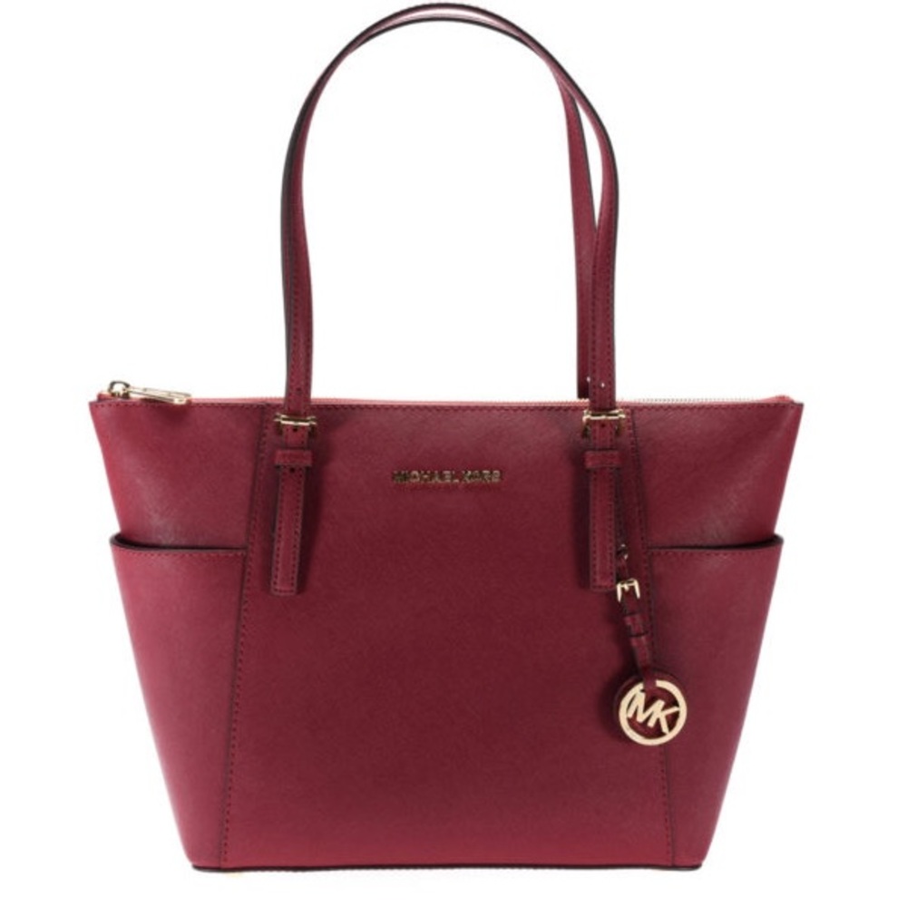 Michael Kors Jet Set top zip Saffiano tote